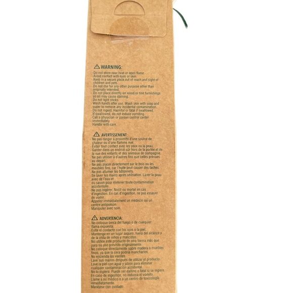 Holiday Embossed Ceramic Balsam and Cedar Branch Reed Diffuser Bee & Willow NEW - Picture 9 of 14